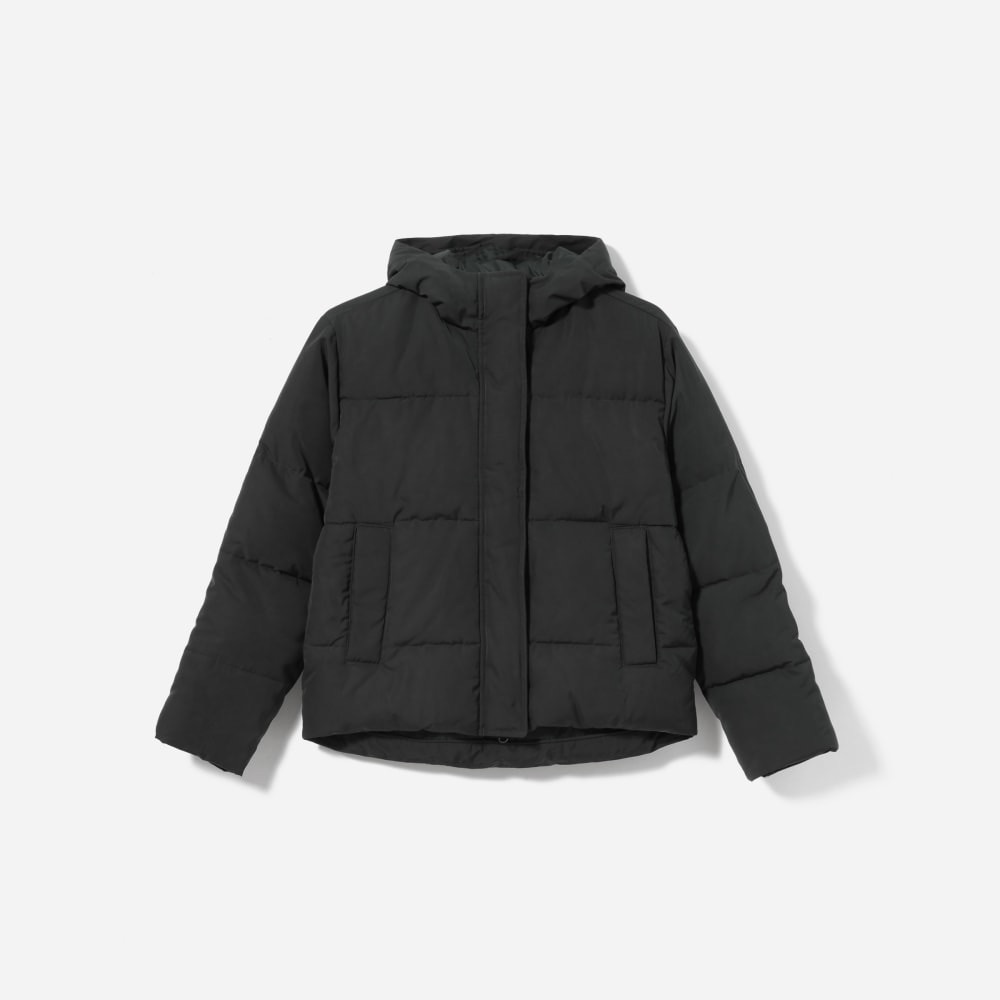 Everlane ReNew Short Puffer in Black (small)
